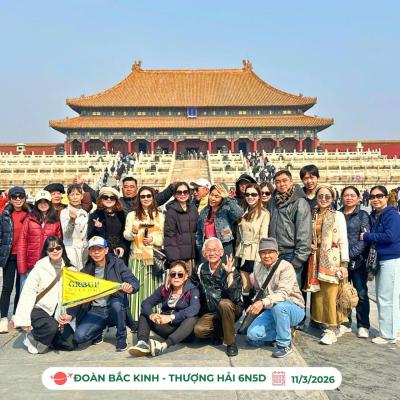 BẮC KINH – THƯỢNG HẢI – HÀNG CHÂU – Ô TRẤN 6N5D